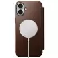 Nomad Modern Leather Folio, brown - iPhone 16 Plus