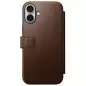 Nomad Modern Leather Folio, brown - iPhone 16 Plus