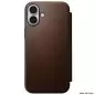 Nomad Modern Leather Folio, brown - iPhone 16 Plus