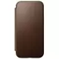 Nomad Modern Leather Folio, brown - iPhone 16 Plus