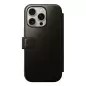 Nomad Leather Folio, green chrome - iPhone 16 Pro