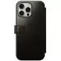 Nomad Leather Folio, green chrome - iPhone 16 Pro Max