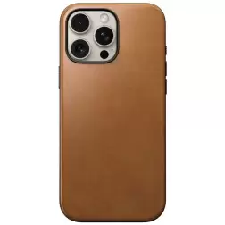 Nomad Modern Leather case, english Tan-C - iPhone 16 Pro Max
