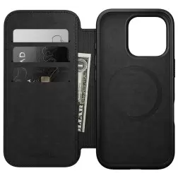 Nomad Modern Leather Folio, english Tan-C - iPhone 16 Pro