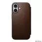 Nomad Modern Leather Folio, brown - iPhone 16