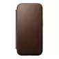 Nomad Modern Leather Folio, brown - iPhone 16