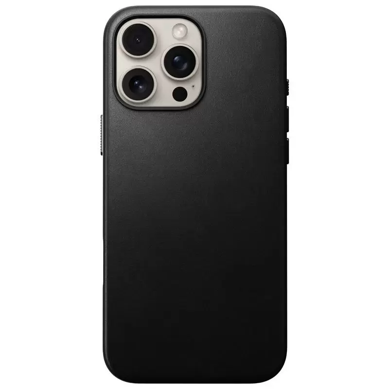 Nomad Traditional Leather case, black, iPhone 16 Pro Max