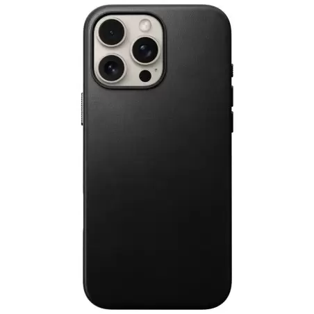 Nomad Traditional Leather case, black, iPhone 16 Pro Max