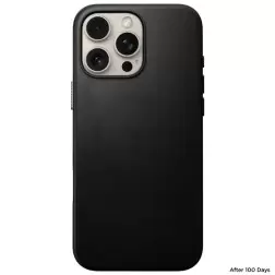 Nomad Traditional Leather case, black, iPhone 16 Pro Max