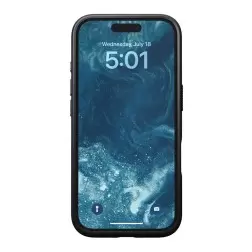 Nomad Modern Leather case, black - iPhone 16