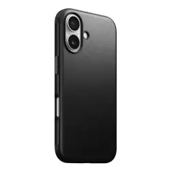 Nomad Modern Leather case, black - iPhone 16