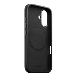 Nomad Modern Leather case, black - iPhone 16