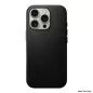 Nomad Traditional Leather case, black, iPhone 16 Pro