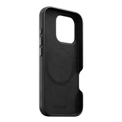 Nomad Traditional Leather case, black, iPhone 16 Pro