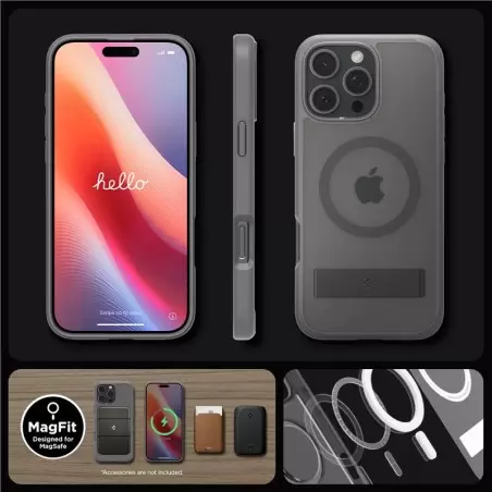 Spigen Ultra Hybrid S MagSafe, frost gray - iPhone 16 Pro Max