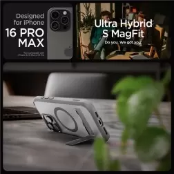 Spigen Ultra Hybrid S MagSafe, frost gray - iPhone 16 Pro Max