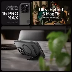 Spigen Ultra Hybrid S MagSafe, frost black - iPhone 16 Pro Max