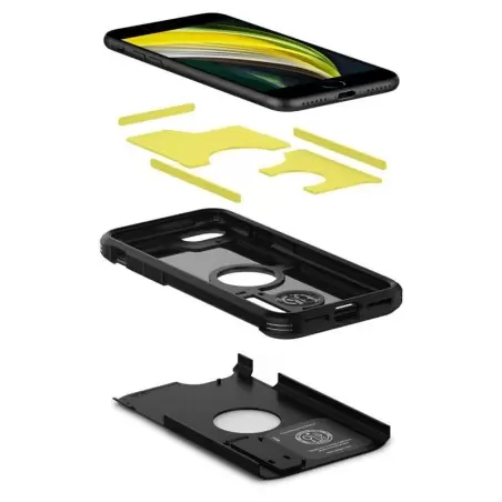 Spigen Tough Armor, juodas - iPhone SE