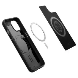 Spigen Mag Armor, matinė juoda - iPhone 13