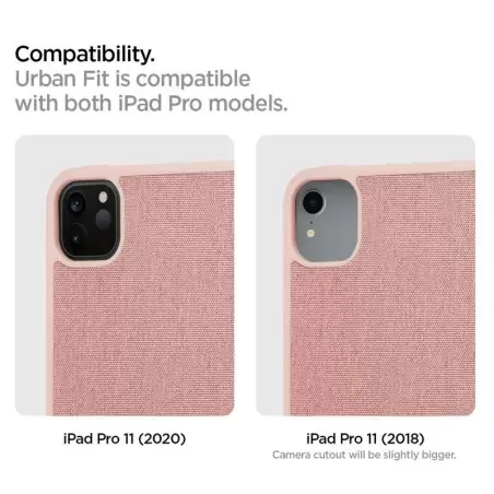 Spigen Urban Fit, rose - iPad Pro 11" (2022/2021/2020/2018)