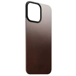 Nomad Magnetic Leather Back, brown - iPhone 16 Pro Max