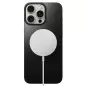 Nomad Magnetic Leather Back, black - iPhone 16 Pro Max