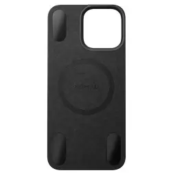 Nomad Magnetic Leather Back, black - iPhone 16 Pro Max