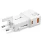 Mobile Origin Travel adapter 25W, EU/US/UK/AU, white Mobile Origin Travel adapter 25W, EU/US/UK/AU, white