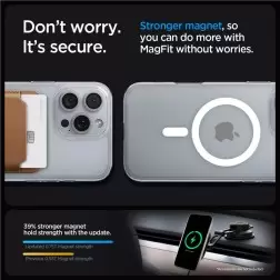 Spigen Crystal Flex MagSafe, crystal clear - iPhone 16 Pro