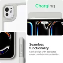 Spigen Air Skin Pro Onetap, gray - iPad Pro 13" 2024