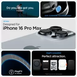 Spigen Ultra Hybrid T MagSafe, frost black - iPhone 16 Pro Max