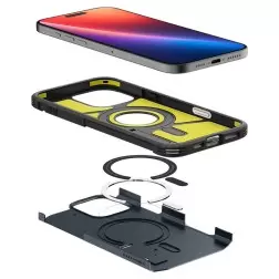 Spigen Tough Armor T MagSafe, metal slate - iPhone 16 Pro
