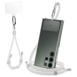 Spigen Universal Set 2 (Cross Body Strap 1P + Wrist Strap 1P + ConTag2 1P), pearl white