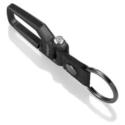 Spigen Carabiner With KeyRing 1 Pack, black