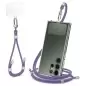 Spigen Universal Set 2 (Cross Body Strap 1P + Wrist Strap 1P + ConTag2 1P), deep purple