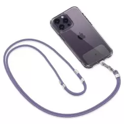 Spigen Universal Set 2 (Cross Body Strap 1P + Wrist Strap 1P + ConTag2 1P), deep purple