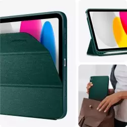 Spigen Urban Fit, vidurnakčio žalia - iPad 10.9" 2022