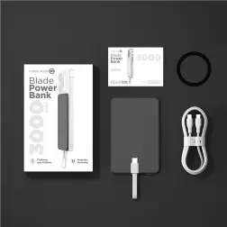 Mobile Origin Blade PowerBank 3000mAh, grey