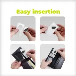 Mobile Origin AirTag Wallet Card, black