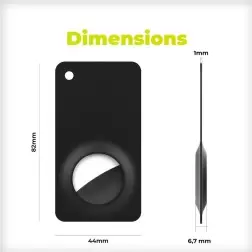 Mobile Origin AirTag Wallet Card, white