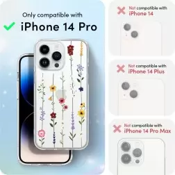 Spigen Cyrill Cecile, lilleaed - iPhone 14 Pro
