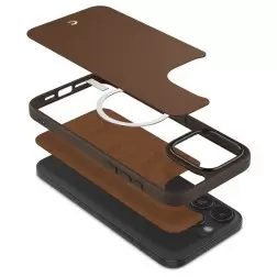 Spigen Cyrill Kajuk MagSafe, arklio kailio rudos spalvos, - iPhone 15 Pro Max