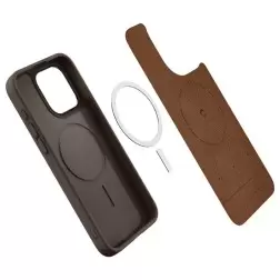 Spigen Cyrill Kajuk MagSafe, arklio kailio rudos spalvos, - iPhone 15 Pro Max