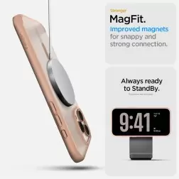 Spigen Ultra Hybrid T MagSafe, frost rose titanium - iPhone 16 Pro Max