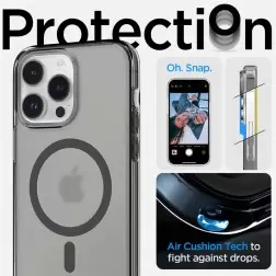 Spigen Ultra Hybrid MagSafe, šaltas juodas - iPhone 14 Pro
