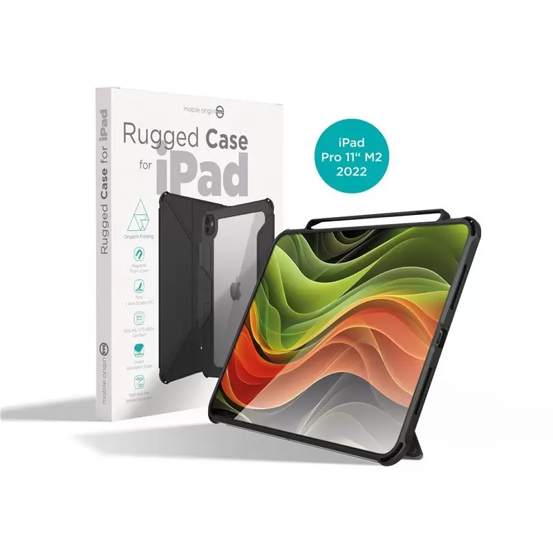 Mobile Origin Rugged Case, black - iPad Pro 11" M2 2022 4th gen