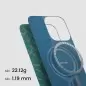 Pitaka Tactile Woven Case, PTK Green/Gold - iPhone 16 Pro Max