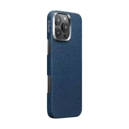 Pitaka Tactile Woven Case, PTK Dark Blue - iPhone 16 Pro Max