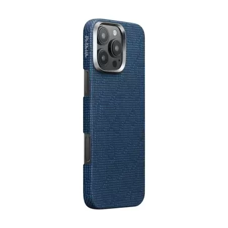 Pitaka Tactile Woven Case, PTK Dark Blue - iPhone 16 Pro Max