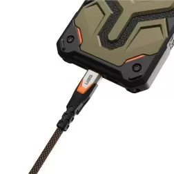 UAG SRGE Cable USB-C - USB-C, 0,75m, 240W, USB 3,2, black/orange